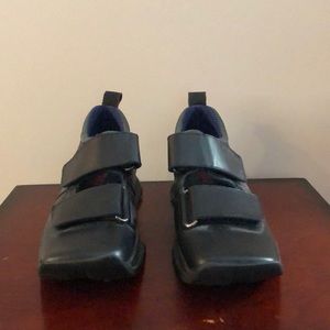 Miu Miu black leather shoes